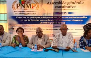 Lokossa : la Plateforme Nationale des Médias pour la Paix officiellement portée sur les fonts baptismaux